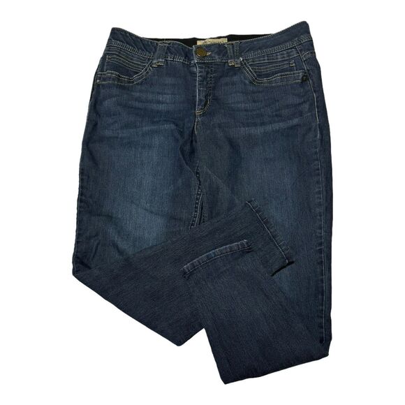 Democracy Jeans Womens 14 Ab Technology‎ Skinny Jeans Medium Wash Blue #2322 - Picture 4 of 10